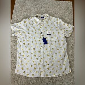 Men’s XXL APT 9 Short Sleeve Smart Temp Button Up NWT